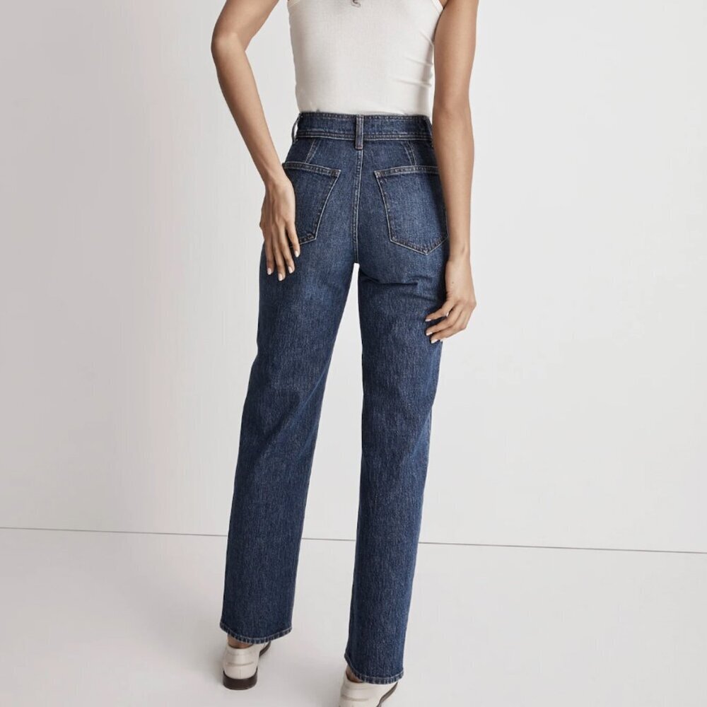 Madewell The Perfect Vintage Straight Jean Pocket Edition, Stanhill Wash, 26P - Picture 2 of 12